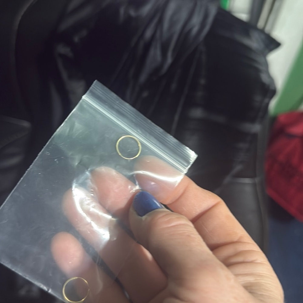 Solid 10k Gold Huggies